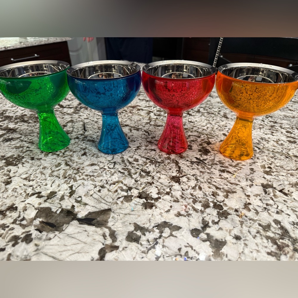 Alessi Multicolor Glass Set - Green, Blue, Red, Orange